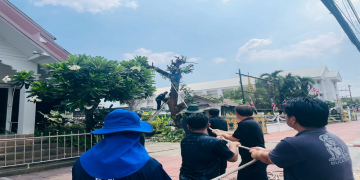 ปรับปรุงภูมิทัศน์สถานที่ สพป.นครสวรรค์ เขต 1