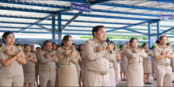 กิจกรรมเข้าแถวเคารพธงชาติ ประจำเดือน สิงหาคม 2569